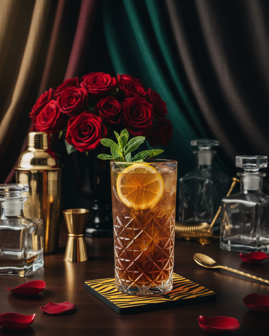 "The Phalanx" Set of 2 Highball Glasses