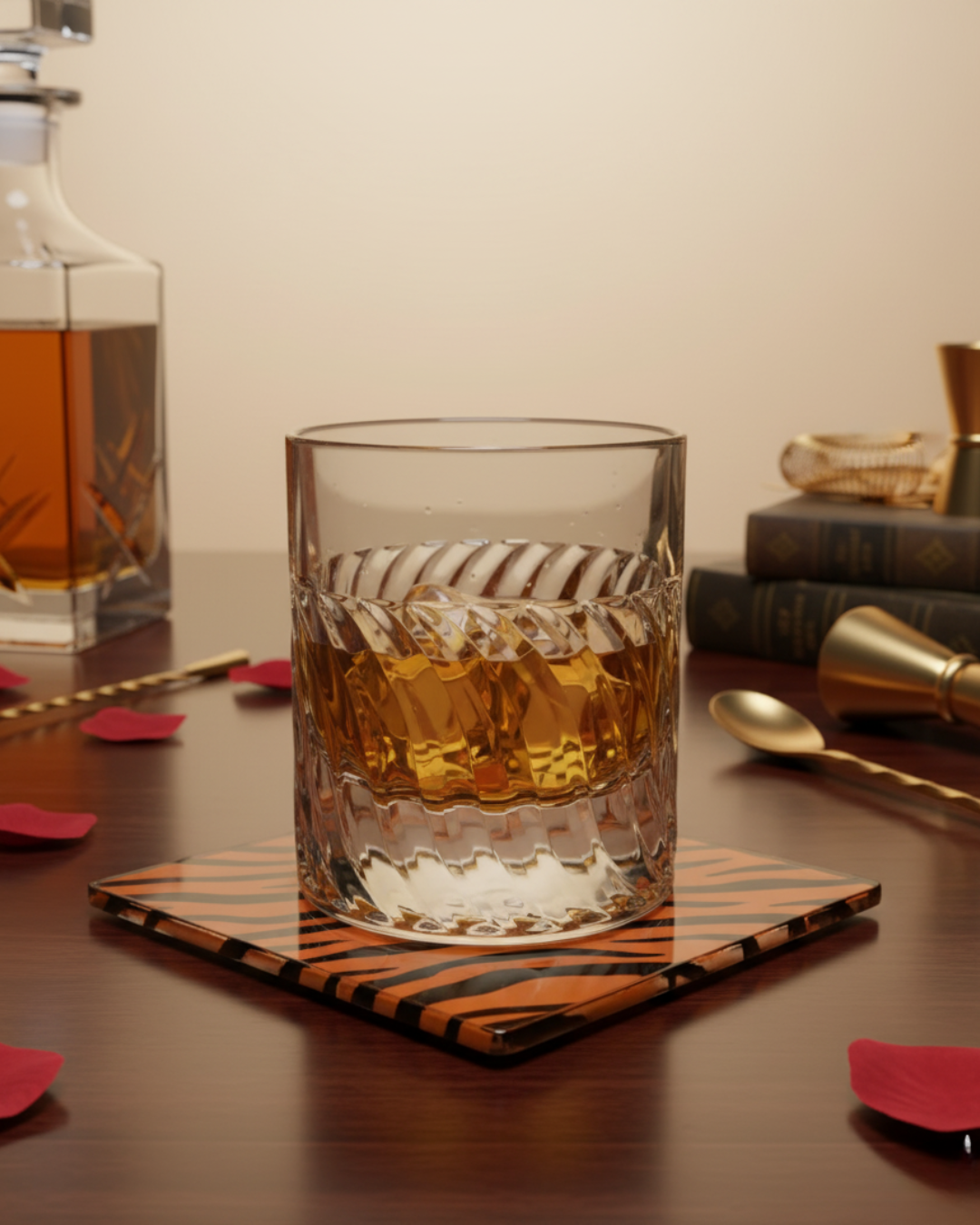 "The Tempest" Set of 2 Whiskey Glasses