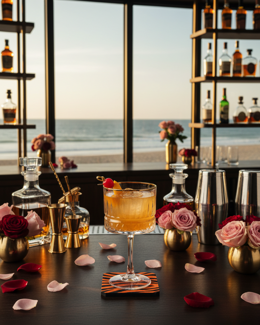 "The Crown" Set of 2 Cocktail Glasses