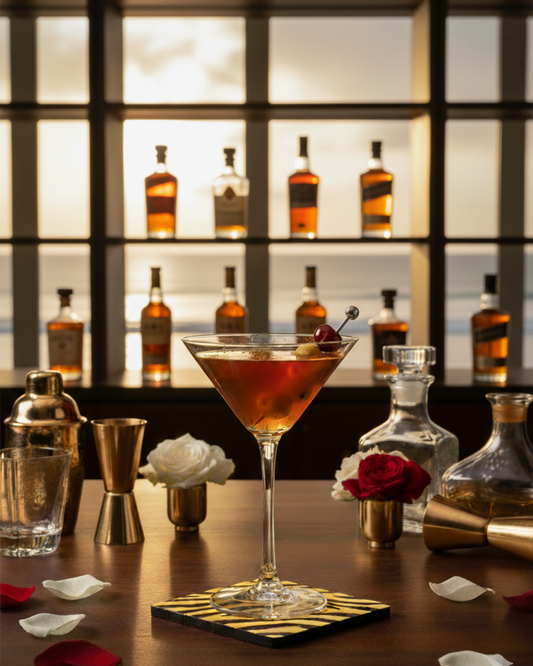 "The Icon" Set of 2 Martini Glasses