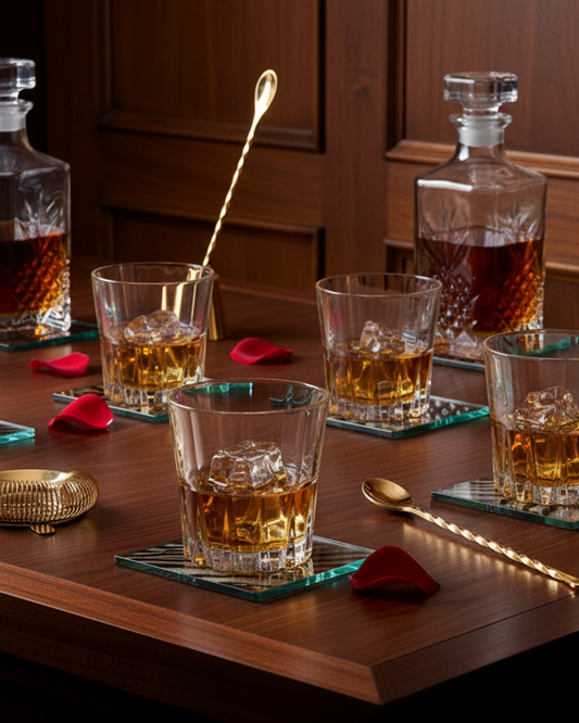 "The Titan" Set of 2 Whiskey Glasses