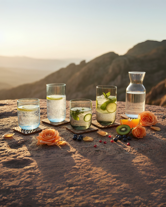 "The Horizon" Set of 4 Glasses