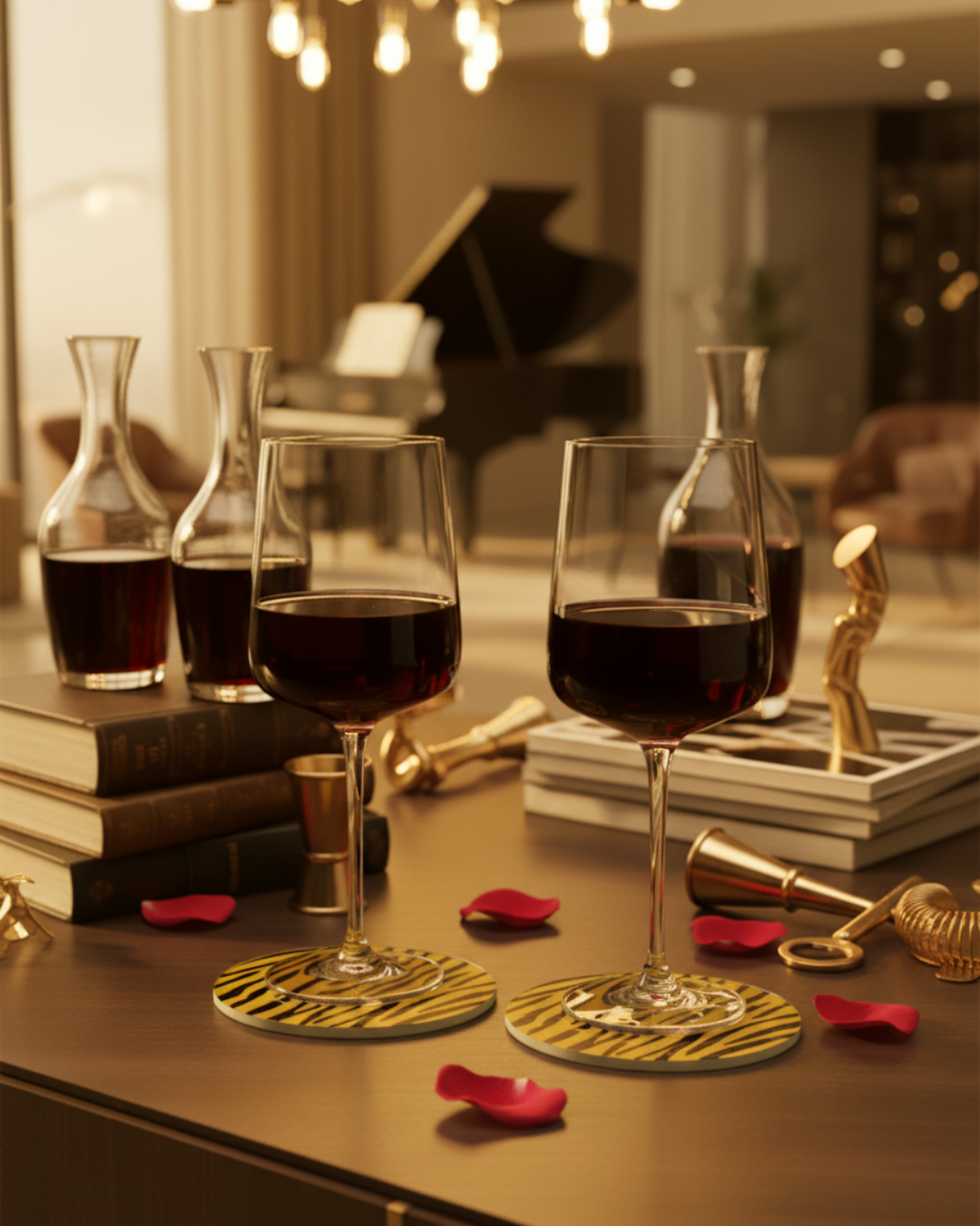 "The Vanguard" Set of 2 Wine Glasses