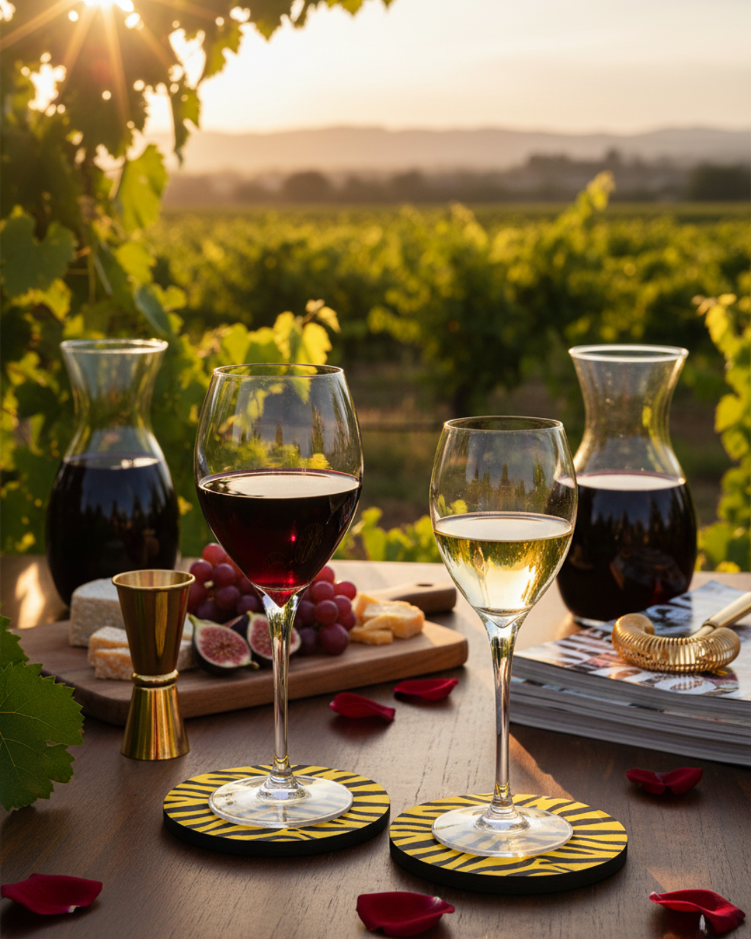 "The Diplomat" Set of 2 Wine Glasses