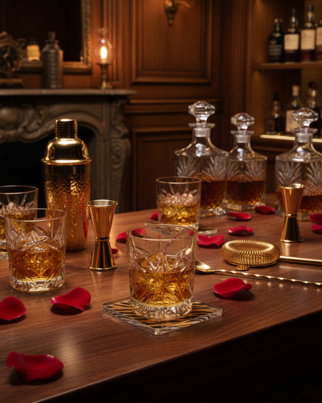 “The Sovereign” Set of 2 Whiskey Glasses