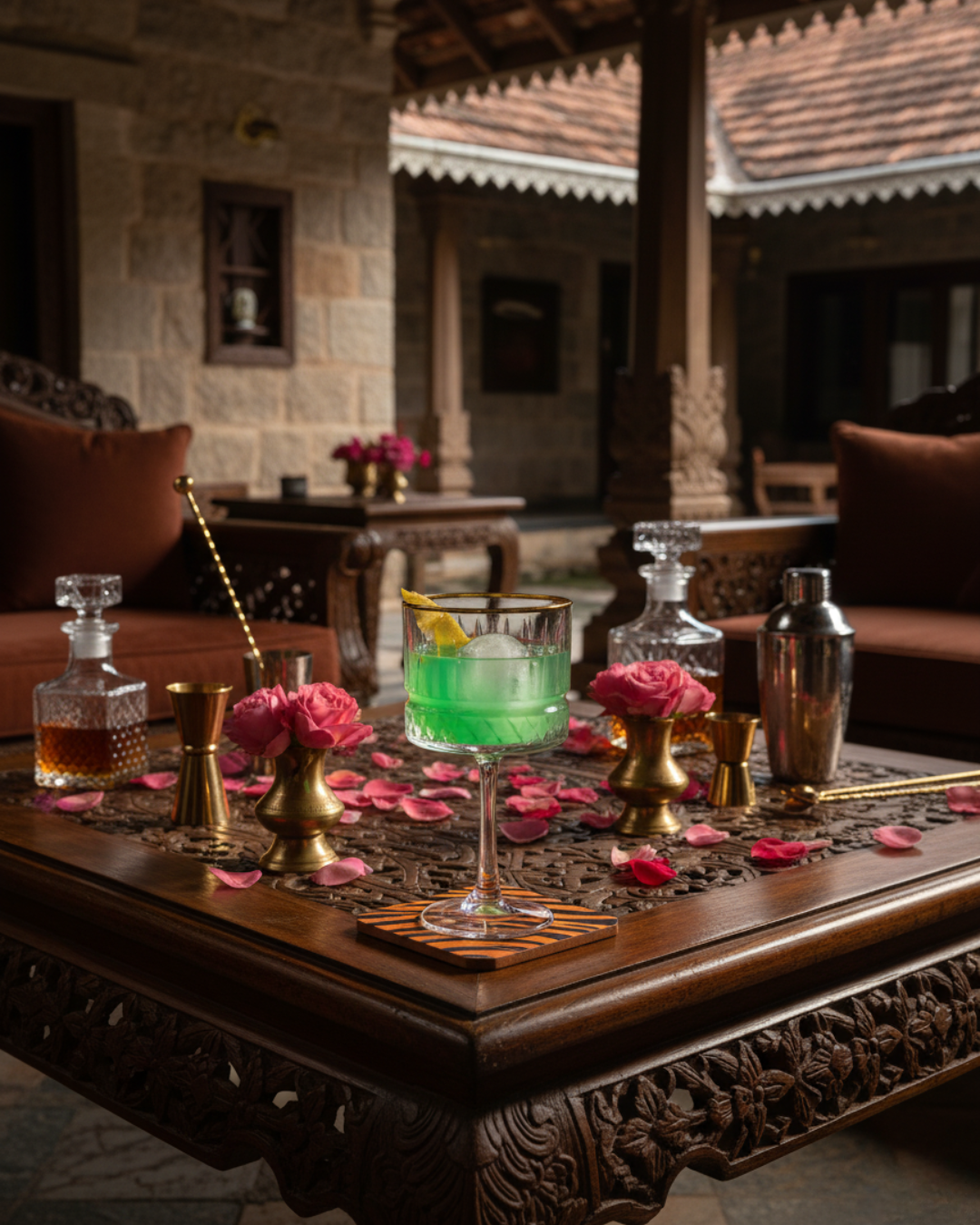 "The Crown" Set of 2 Cocktail Glasses