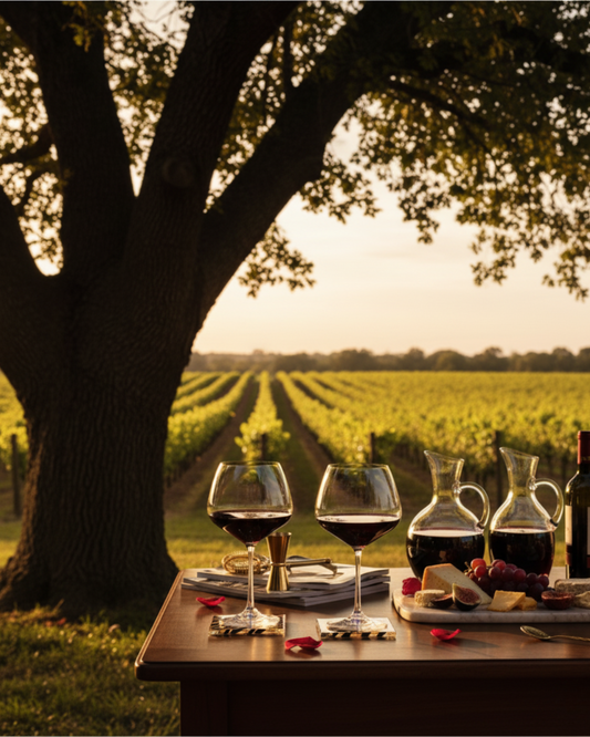 "The Oracle" Set of 2 Wine Glasses