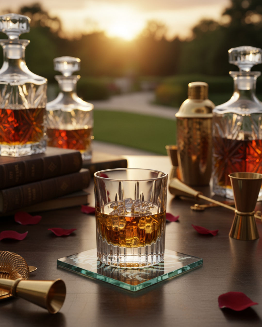 "The Sentinel" Set of 2 Whiskey Glasses