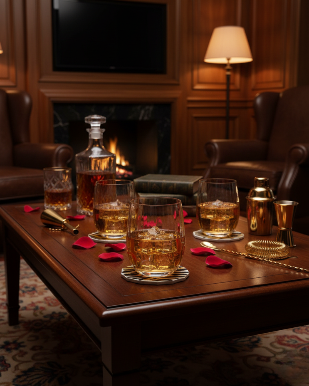 "The Predator" Set of 2 Whiskey Glasses