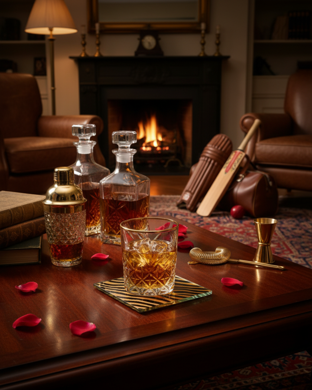 "The Monarch" Set of 2 Whiskey Glasses