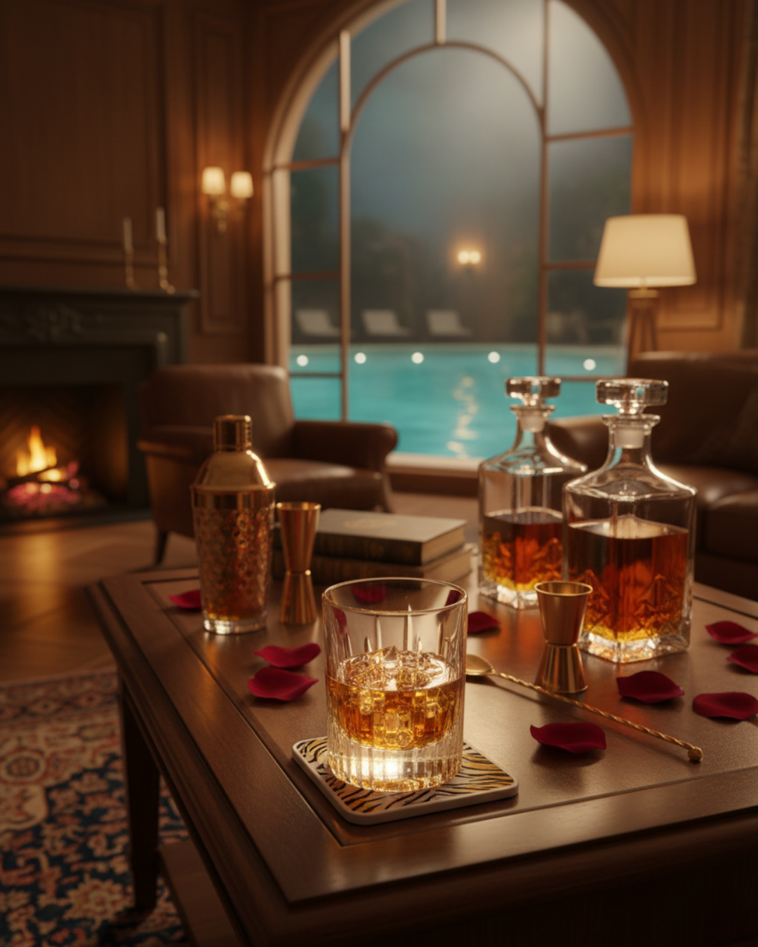 "The Sentinel" Set of 2 Whiskey Glasses
