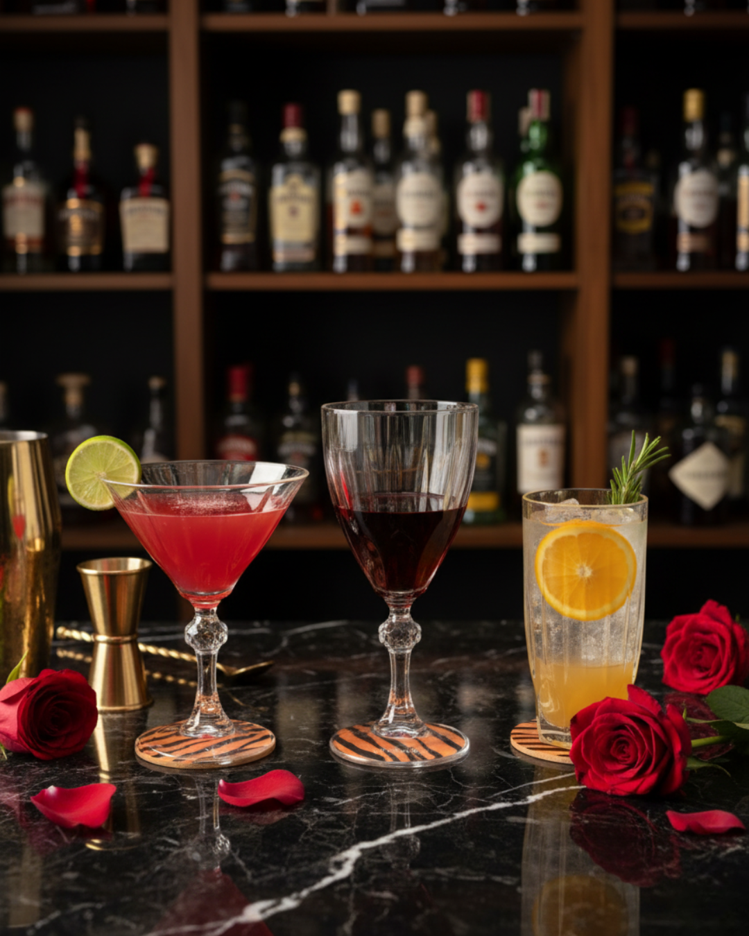 "The Dominion" Set of 3 Glasses