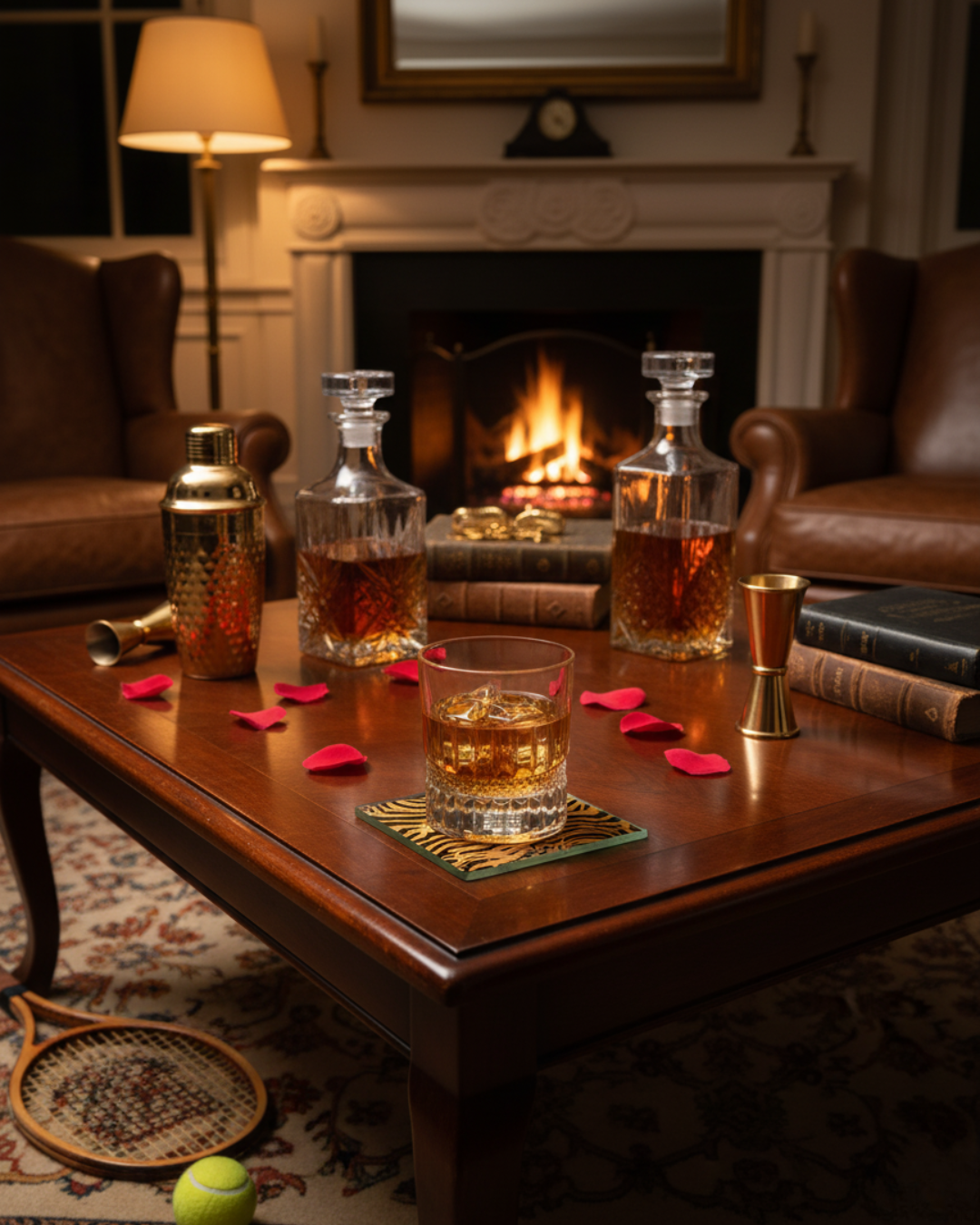 "The Gladiator" Set of 2 Whiskey Glasses