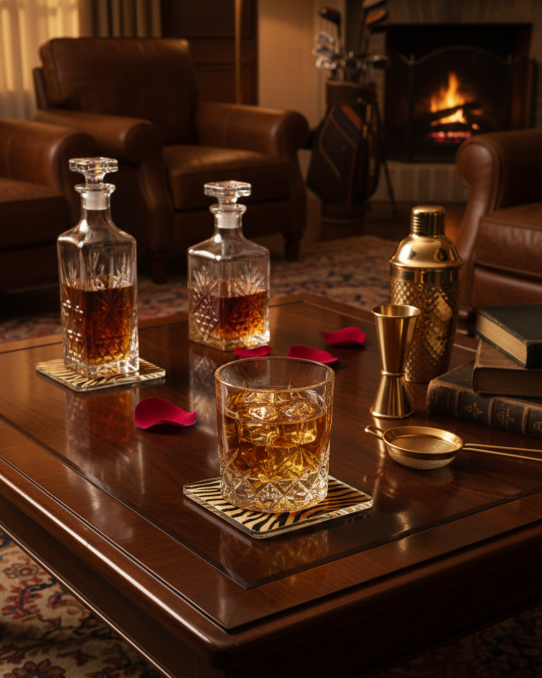 "The Emperor" Set of 2 Whiskey Glasses