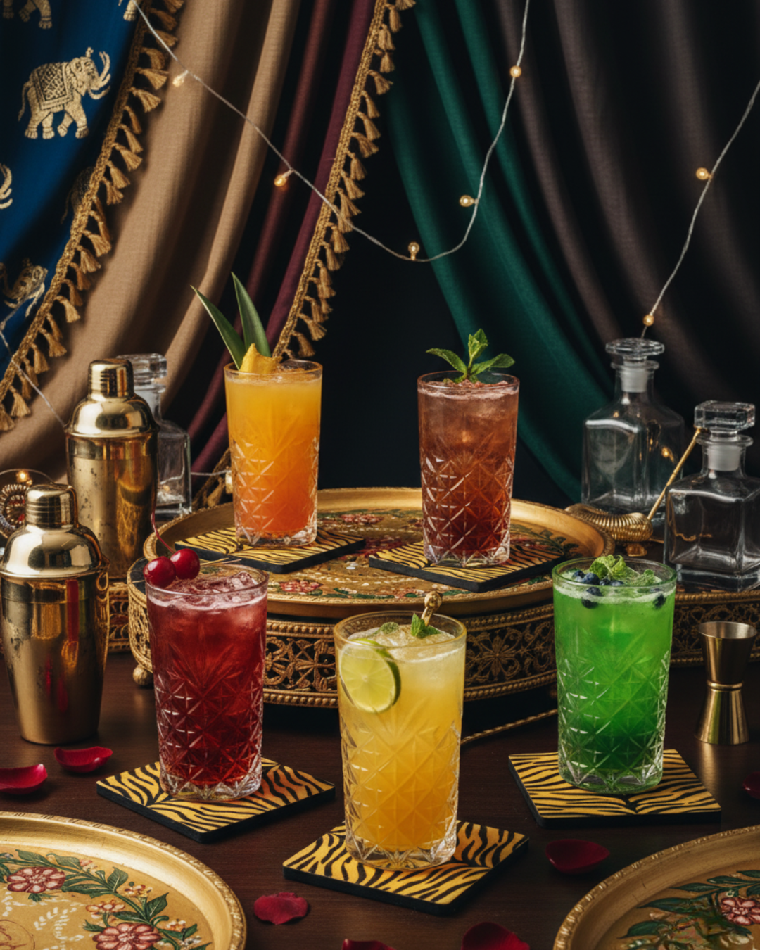 "The Phalanx" Set of 2 Highball Glasses