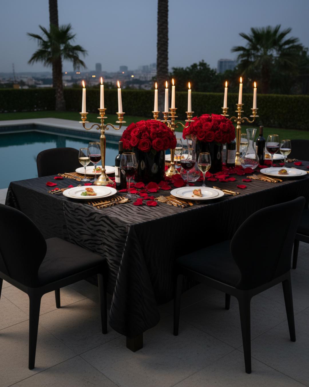 "The Regent" Set of 2 Wine Glasses