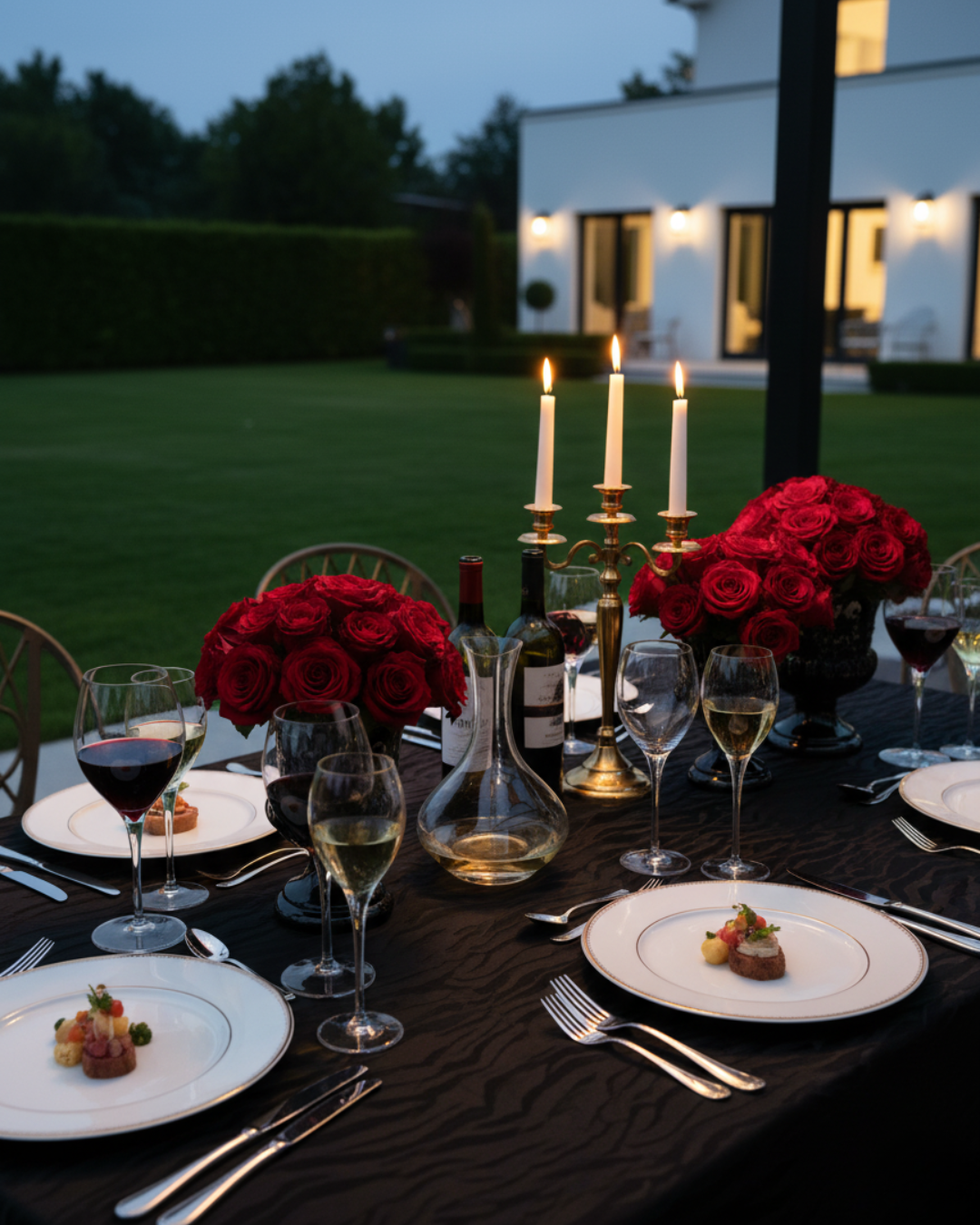 "The Diplomat" Set of 2 Wine Glasses