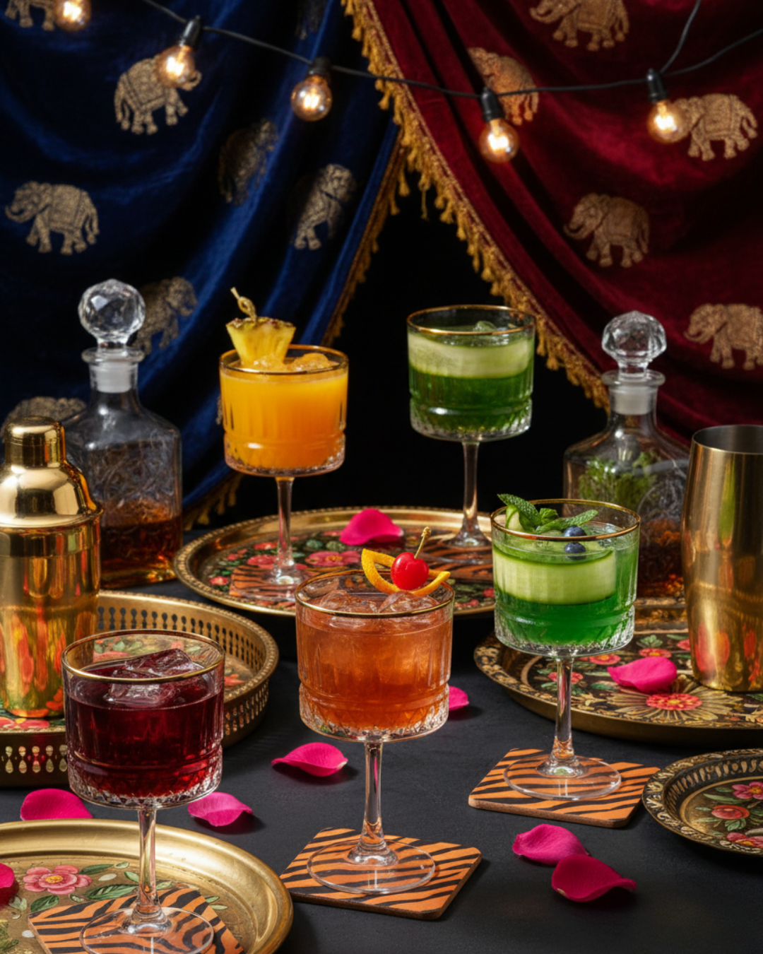 "The Crown" Set of 2 Cocktail Glasses