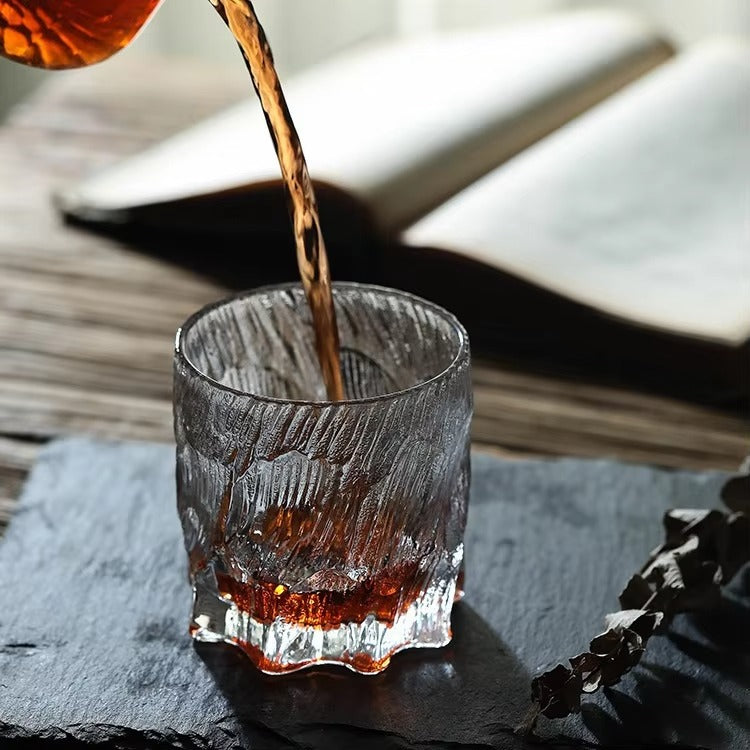 Heavy Glacier Japanese Crystal Whiskey Glass