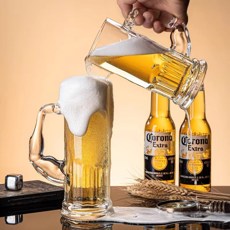 Fitness Muscle Handle Beer Mug