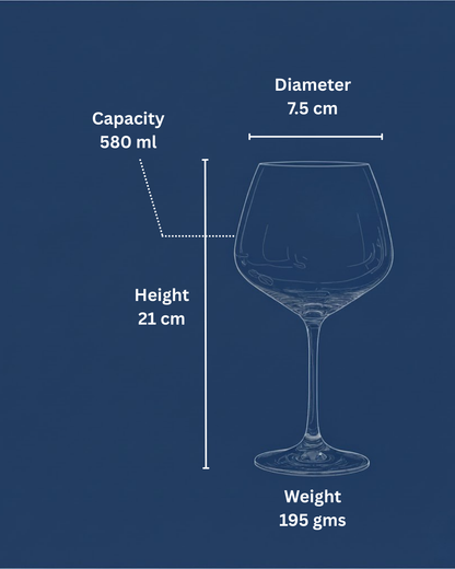 "The Oracle" Set of 2 Wine Glasses