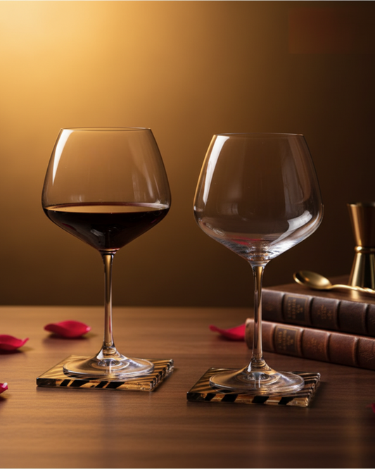 "The Oracle" Set of 2 Wine Glasses