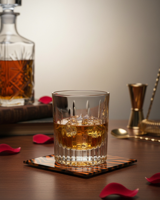 "The Sentinel" Set of 2 Whiskey Glasses