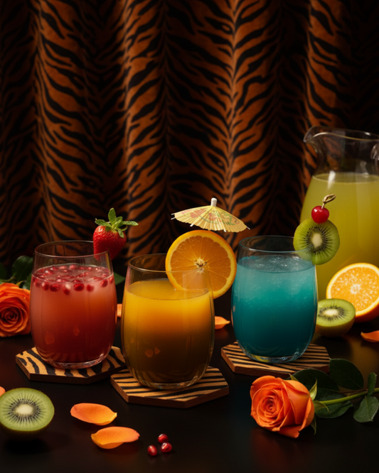 "The Mirage" Set of 3 Glasses