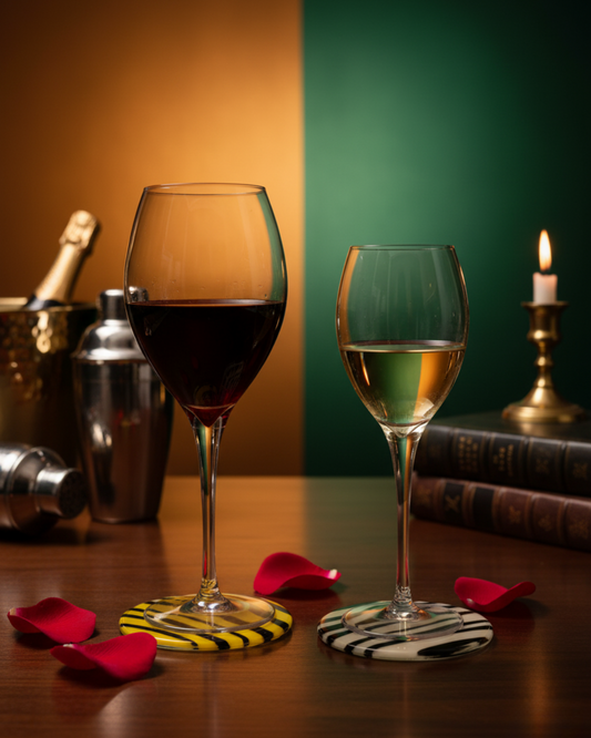 "The Diplomat" Set of 2 Wine Glasses