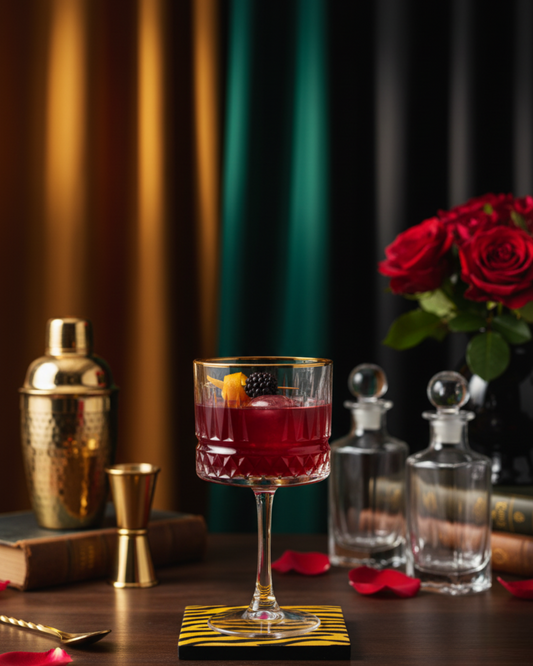"The Crown" Set of 2 Cocktail Glasses
