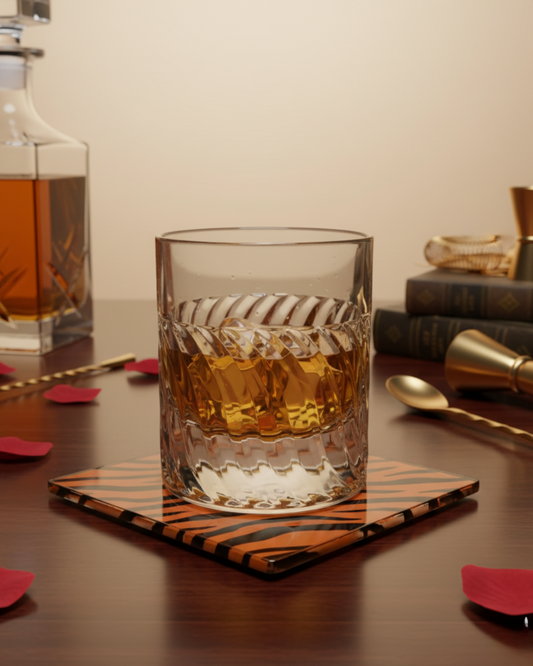 "The Tempest" Set of 2 Whiskey Glasses