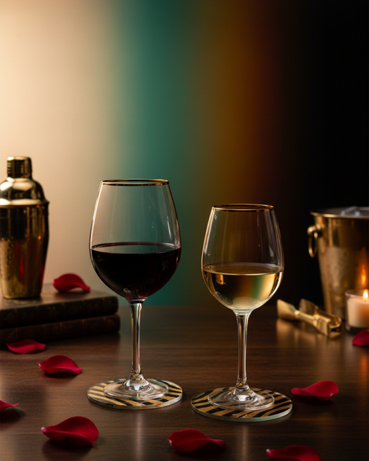 "The Regent" Set of 2 Wine Glasses
