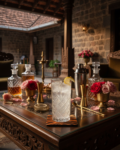 "The Phalanx" Set of 2 Highball Glasses