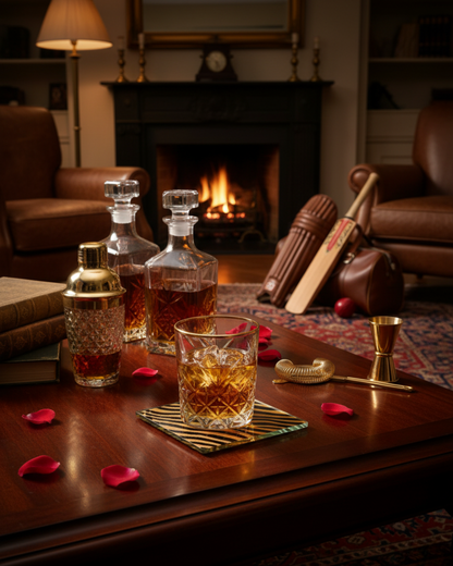 "The Monarch" Set of 2 Whiskey Glasses