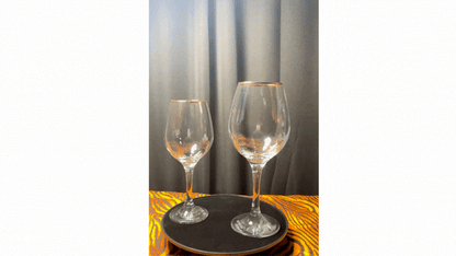 "The Regent" Set of 2 Wine Glasses