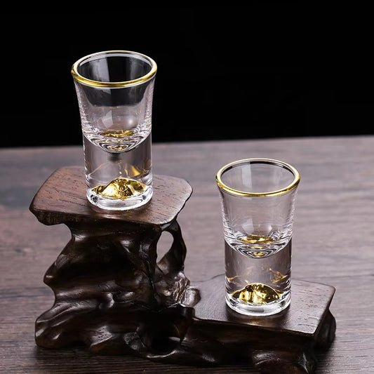 Mountain Rim Shot Glasses